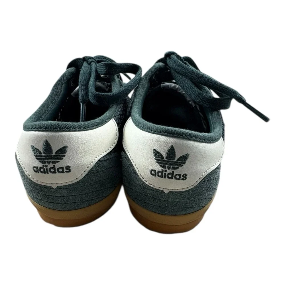 Adidas VL Court Green Mesh Suede Sneakers Women's 6.5‎ Excellent Cond
